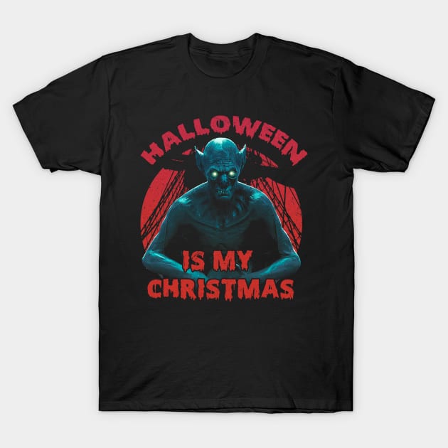 Halloween is my Christmas T-Shirt by JennyPool